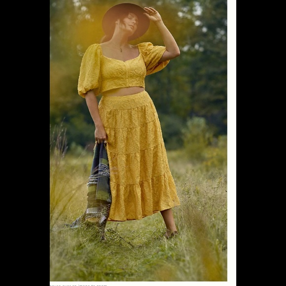 Anthropologie Floral Skirt Set NWT Sz: 14 - Picture 1 of 14